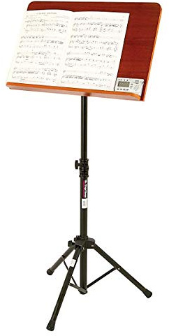 OnStage On-Stage SM7312W Conductor Music Stand with Wide Wooden Bookplate