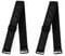 sourcing map Woman Lady Black Adjustable Visible Elastic Shoulder Bra Straps 2 Pcs