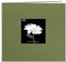 Pioneer 30,5 x 30,5 cm Buch, Stoffeinband, Album mit Fenster, rot, Herbal Green, 8X8