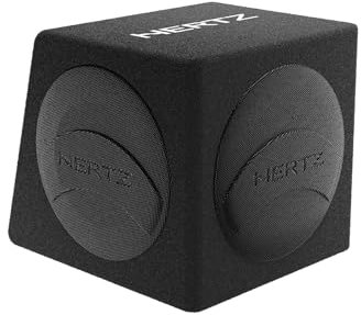 Hertz DBA 200 - Subwoofer amplifié en boîte pour Voiture de 200mm 100W RMS