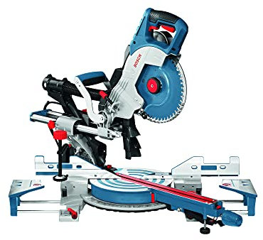 Bosch Professional Sliding Mitre Saw GCM 8 SDE (240 V, saw blade Ø: 216mm, power 1600 Watt, incl. 1x circular saw blade, clamp)