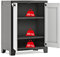 Kis Titan Water Resistant Low Plastic Cupboard - Garden Storage Box Outdoor Locker