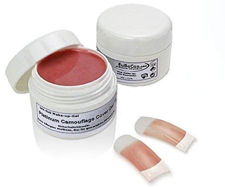 EuBeCos Gel PLATINUM Nude Camouflage Cover - 30 ml - UV-Gel In STUDIO QUALITÄT! MADE IN GERMANY - SCULPTING GEL