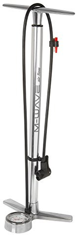 M-Wave Air Flow Standpumpe Fahrradpumpe Ballpumpe Universal Fahrrad Pumpe Luftpumpe