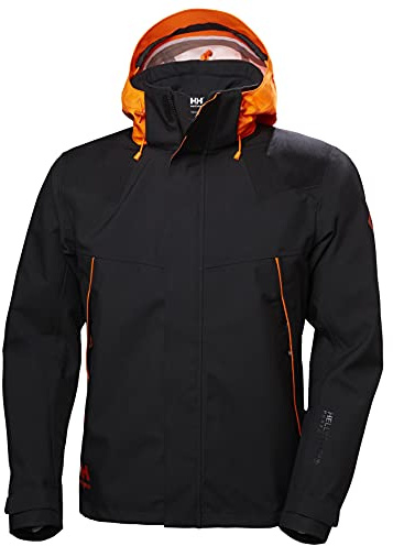 Helly Hansen Workwear Mens Chelsea Evolution Shell Jacket, 950 Ebony, S, 71140