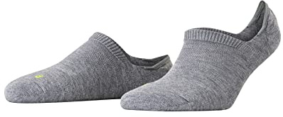 FALKE Women's Cool Kick Invisible W In Soft Breathable Quick Drying No-Show Plain 1 Pair Liner Socks, Grey Light 3400-O, 2.5-3.5