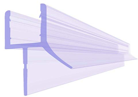 BIJON Duschdichtung 6mm - 80cm Duschtür-Dichtung für die Glastür | Dichtung Dusche Glastür, Duschkabinen-Dichtung, Duschlippendichtung, Gummilippe-Dichtung für Glas - DU02
