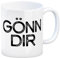 trendaffe Kaffeebecher mit Spruch: Gönn dir