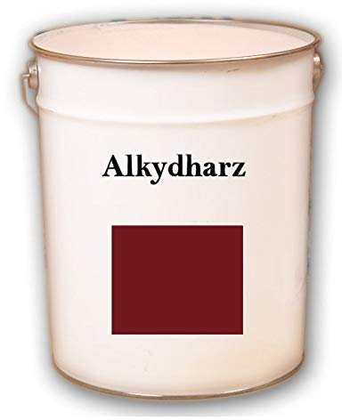 5kg schwedenrot rot Alkydharz seidenmatt Alkyd Kunstharzfarbe Holzfarbe Holzschutz Wetterschutz Terrasse Terrassenfarbe