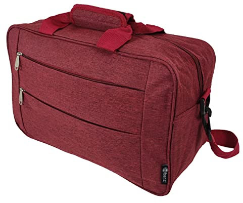 BENZI Bolsa de viaje 40 x 25 x 20 cm Tamaño Equipaje de mano Ryanair y Vueling (5496 Rojo)