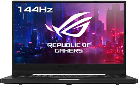 ASUS ROG Zephyrus G15 GA502IV-HN024 - Portátil Gaming de 15.6 FHD 144Hz (Ryzen 7 4800HS, 16 GB RAM, 1TB SSD, GeForce RTX2060 6 GB GDDR6, Sin SO) Negro Cepillado - Teclado QWERTY español