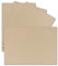 25x Einzelkarten Din A7-10,5 x 7,3 cm - 240 g/m² - Karamell (Braun) - Blanko Mini-Karten ideal für Geschenkanhänger, Namenskarten & Visitenkarten