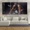 UFC Jon Jones Stark Leinwandbild 3 teilig Poster Drucke Wandkunst Bilder Leinwand Malerei Poster Print Wohnzimmer Dekoration 50x70cmx3 / Mit Rahmen