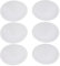 3 Pairs Round Soft Bra Inserts Pads Removable Sport Bra Cups Inserts Sponge Inserts Mats Insert Sport Bra Pad Sew in Bra Cup for Women Girls White M