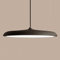 ZHRENXN Candelabro redondo moderno y simple, lámpara colgante LED con atenuación de tres colores, luz colgante empotrada en forma de platillo volante de colores, accesorios de iluminación para restaur