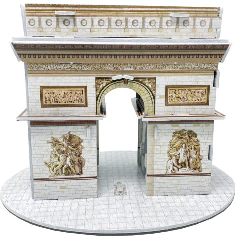 Edu-Sci Triumphbogen 3D Puzzle, 18 Teile, ab 7 Jahren, zusammengebaut 21 x 14 x 8 cm