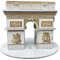 Edu-Sci Triumphbogen 3D Puzzle, 18 Teile, ab 7 Jahren, zusammengebaut 21 x 14 x 8 cm