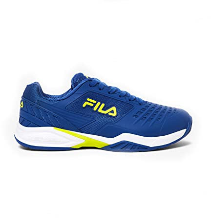 Fila Axilus 2 Energized Herrenschuhe, Blau/Neon/Weiß, 40 EU