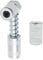 WANGCL 90 Degree Grease Coupler Silver Coupler Adapter 3 Jaw Angle Grease Fitting Tool with Sleeves for Auto Farm Truck or Industrial Use（2 Pieces）