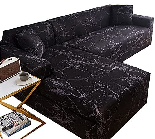 Sofabezüge Schonbezug Sofa Sofabezug L Form 3/2/1/4 Sitzer Sofahusse Couch Bezug Sofa Überzug Ecksofa Couchbezüg Sofa Hussen Stretch 2er 3er Sofa Abdeckung Uberzug Sofaüberwurf Couchhusse ( Color : K