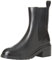 Amazon Essentials Stivaletto Chelsea con Suola Spessa Donna, Nero, 36.5 EU Larga