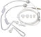 Luftschlauch-Kopfhörer, Universelle 3,5-mm-In-Ear-Ohrhörer mit Beidseitigem Luftschlauch, Anti-Strahlungs-Kopfhörer mit Geräuschunterdrückung und Premium-Sound, für Tablets, (Weiß)