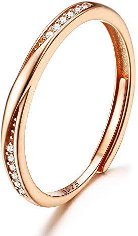 JeweBella Sterling Silber Ring for Women