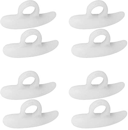 FARUTA Gel Hammer Toe Crest Pad Hammer Toe Pads Gel Support Crest Cushion For Mallet Toes and Overlapping Toes 4 Pairs