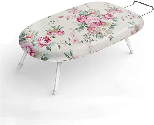 Tabla de Planchar de Escritorio, pequeña Mesa de Planchar portátil para Dormitorio, Sala de Estar, Tienda de Ropa, Herramientas de Planchado con Patas Plegables (Color : B1)