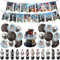 Tomicy 44 Pcs Skibidi Geburtstag Dekorationen Party deko Set, Toilet Geburtstagsdeko Luftballons Toilet Dekoration Toilet Kuchendeko Cupcake Topper Happy Birthday Banner