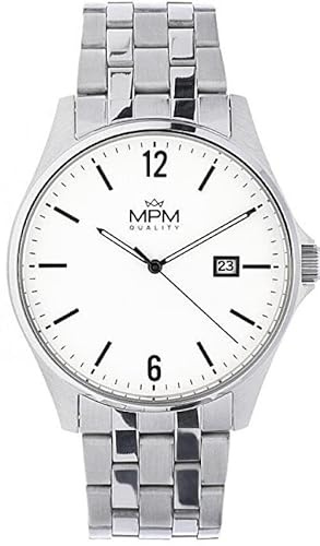 MPM Quality Herren Armbanduhren hPM1073, Silber