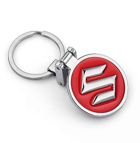Porte-clés de Voiture, pour Suzuki Jimny SX4 Swift Vitara, Porte-clés de Moto, Porte-clés de Voiture de Remplacement, Cadeau pour Hommes et Femmes,A