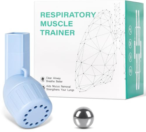 ACWOO Expansor de Pulmón Respiratorio, Dispositivo de Limpieza de Mucosidad, Ejercitador Respiratorio de Mano, Dispositivo Natural de Eliminación de Mucosidad, Removedor de moco de Pulmón