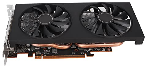 Naroote Gaming-Grafikkarte 8 GB GDDR6 256 Bit 2000 MHz 14000 MHz DP HD DVI Desktop-Grafikkarte mit Zwei Lüftern für PC