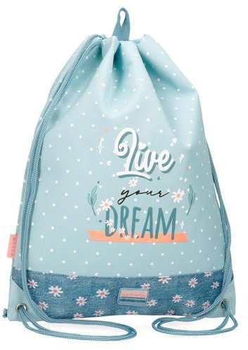 Movom Live Your Dreams Mochila Saco Verde 32x42 cms Poliéster by Joumma Bags