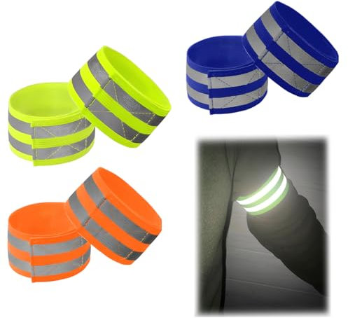 SULIUDAJI 6 Pièces Pince Pantalon Velo, Serre Pantalon Velo, Clip De Pantalon Réfléchissant À Vélo Pince À Pantalon Pince Pour Chaîne De Vélo Pinces À Vélo Réfléchissantes De La