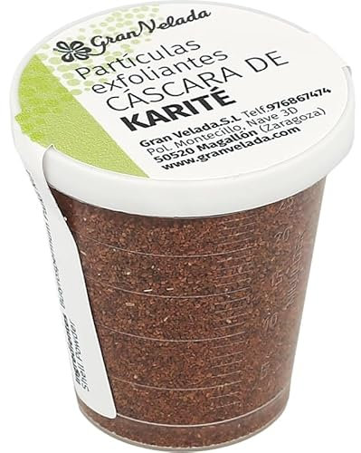 Peeling-Partikel, Shea-Schale, 500 Mikron, kosmetische Inhaltsstoffe für Scrub, Peelings und Körperwicklungen, verleiht Weichheit und Feuchtigkeit, 500 cc