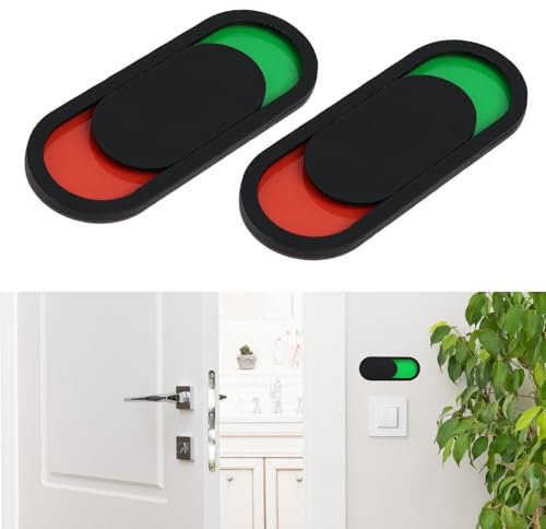 2 Piezas De Señal De Privacidad Para Puerta Corredera 'no Molestar' Indicador Ocupado/Libre Para Oficinas, Salas De Conferencias, Baños, Cocinas, Hoteles