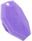 Alyvisun Silikon Körperbürste Dusche mit Haken und Saugnapf, Körpermassagebürste Badebürste [Sanftes Peeling und Massage], Silicone Body Scrubber für Alle Hauttypen (Lila)