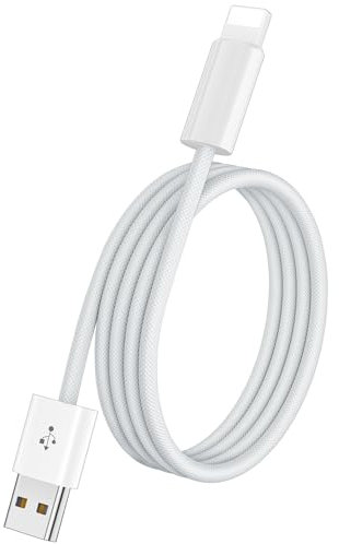 Câble tressé Carplay pour iPhone 14 13 12 mini 11 XR,3A Cable tressé Voiture pour Apple CarPlay,Câble USB vers Light-ning Charge Rapide données pour iPhone 13 Pro Max Plus XS SE 3 2 8 7 Pad Pro mini 5