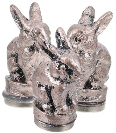 OSOLADY 3pcs Fun Animal Hinge Toppers Vintage Decorative Door Hinge Heads Magnetic Home Decoration Whimsical Animal Designs for Doors Windows Easy Installation Visual Enhancement