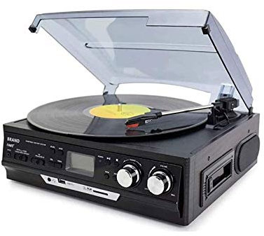 Aioneer Fonógrafo Retro Europeo O Tocadiscos Moderno Tocadiscos De Vinilo Radio De Cinta Multifuncional Antigua