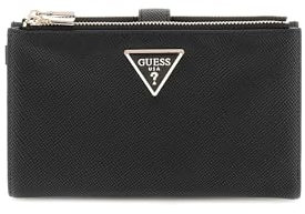 GUESS SWZG8500157BLA LAUREL SLG DBL ZIP ORGANIZER Women BLACK Size One Size
