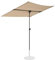 Acomoda Textil – Sombrilla Rectangular Ajustable Protección Rayos UV 180x130 cm para Jardín, Patio y Terraza. Parasol con Ajuste Lateral, Inclinable, Elevable, Resistente, Transportable y Estable.
