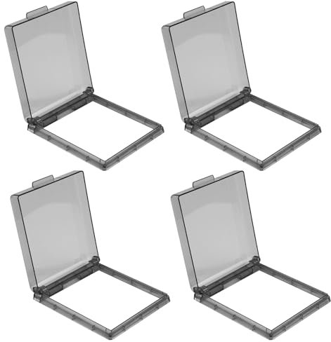 Tapas Impermeables Para Enchufes De Pared, Paquete De 4, Transparentes, Autoadhesivas, Tipo 86, Sin Perforaciones, A Prueba De Bebés, Para Baño, Cocina Y Exteriores, A Prueba De Polvo Y Aceite.