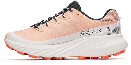 Merrell Men's Agility Peak 5 Sneaker, Salmon, 8 UK