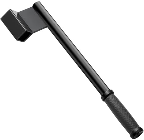 Amyhill Container Door Lever Tool, 15.55 Bar for Shipping Containers | Heavy-duty Metal, Ergonomic Grip, T-head Fits Standard Lock Rods, Leverage Design for Easy Opening and Closing Cargo Doors