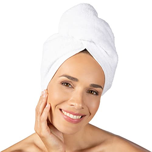 Möve Homewear Turban aus 100 % Baumwolle, snow, 27x67 cm