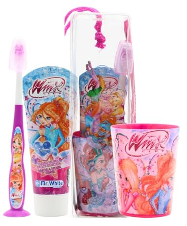 Mr White Jr Pochette Motif Winx Club