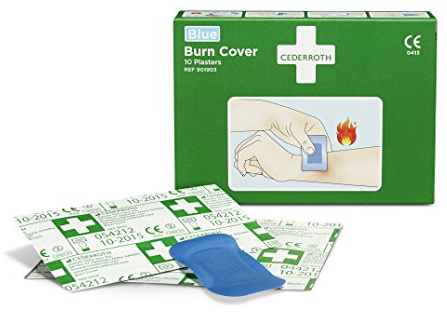 Cederroth Burn Cover Hydrogelpflaster für kleinere Brandwunden, 10 St.